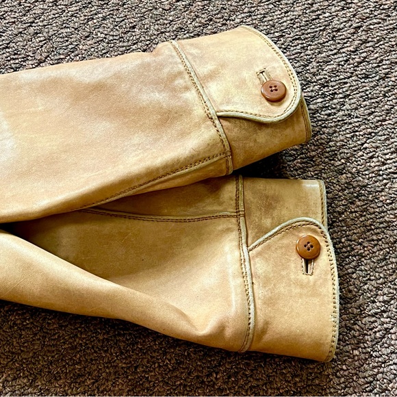 🔴SOLD🔴 Vintage distressed leather Polo Ralph Lauren repro A-1 flight jacket - Picture 8 of 15